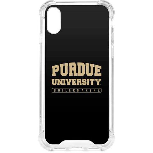 Purdue University Purdue University Boilermakers Bold iPhone XS Clear Case
