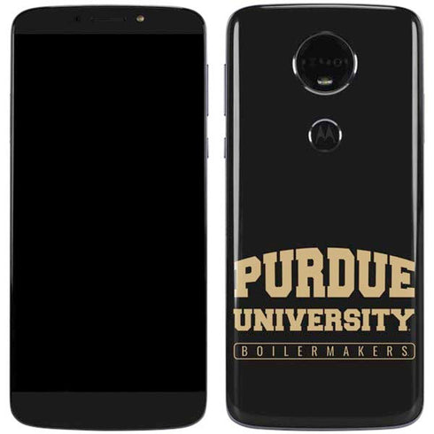 Purdue University Boilermakers Bold Moto E5 Plus Skin