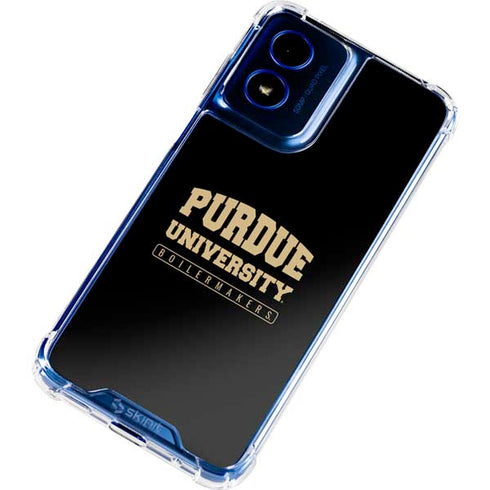 Purdue University Boilermakers Bold Moto G 5G (2024) Clear Case