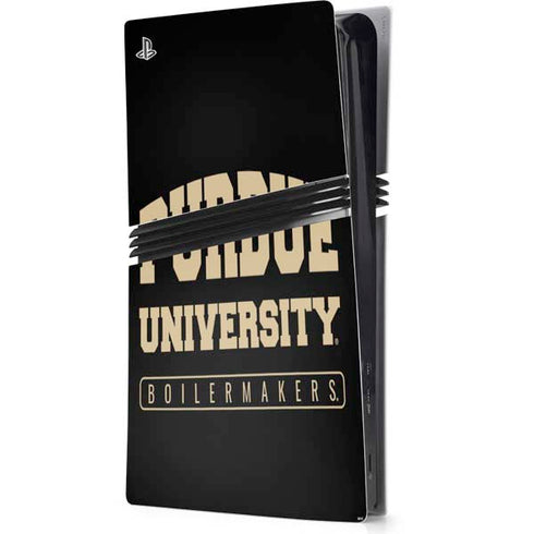 Purdue University Boilermakers Bold PS5 Pro Console Skin
