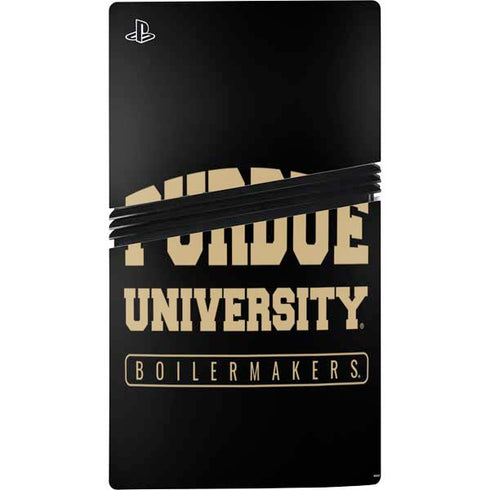 Purdue University Boilermakers Bold PS5 Pro Disk Bundle Skin