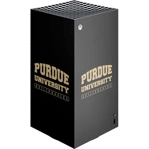 Purdue University Boilermakers Bold XBox Series X Digital Edition Console Skin