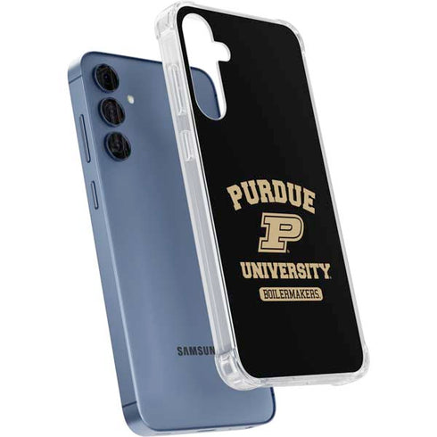 Purdue University Boilermakers Galaxy A55 5G Clear Case