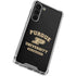Purdue University Boilermakers Galaxy S24 FE Clear Case