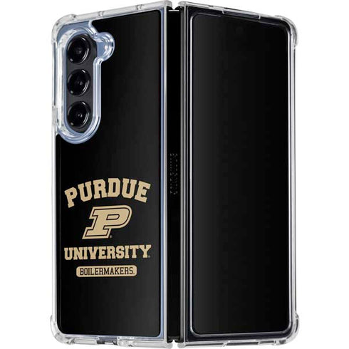 Purdue University Purdue University Boilermakers Galaxy Z Fold5 5G Clear Case