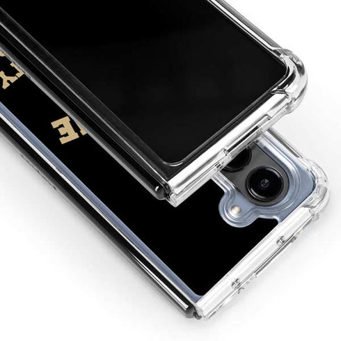 Purdue University Purdue University Boilermakers Galaxy Z Fold5 5G Clear Case