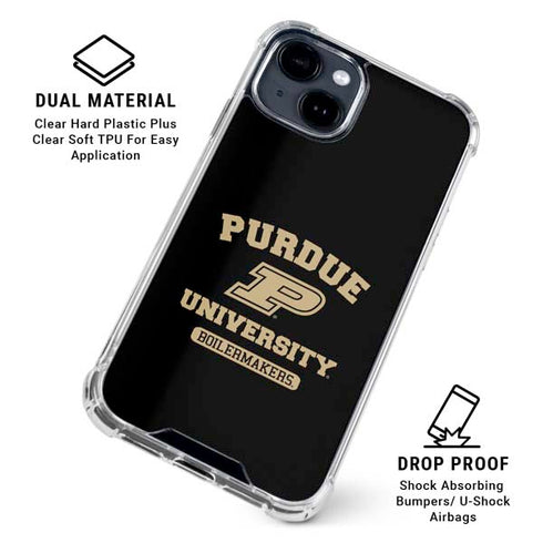 Purdue University Purdue University Boilermakers iPhone 15 Clear Case
