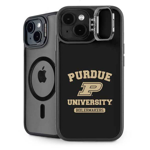 Purdue University Boilermakers iPhone 15 Plus Kickstand Case