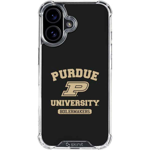Purdue University Boilermakers iPhone 16 Clear Case