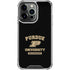 Purdue University Boilermakers iPhone 16 Pro Clear Case