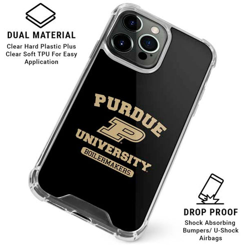 Purdue University Boilermakers iPhone 16 Pro Max Clear Case