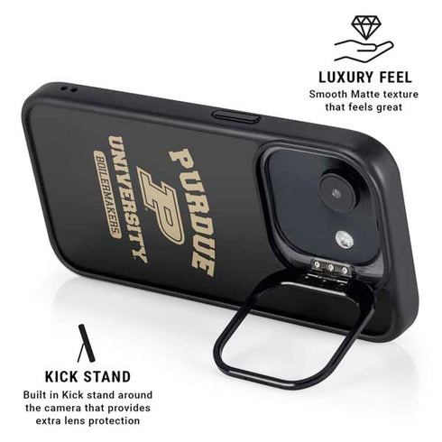 Purdue University Boilermakers iPhone 16e Kickstand Case
