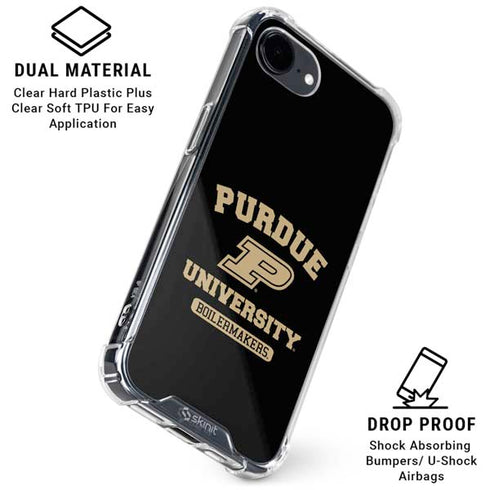 Purdue University Boilermakers iPhone 16e Clear Case