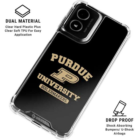 Purdue University Boilermakers Moto G Power 5G (2024) Clear Case