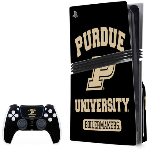 Purdue University Boilermakers PS5 Pro Disk Bundle Skin