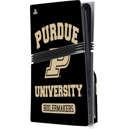 Purdue University Boilermakers PS5 Pro Disk Console Skin
