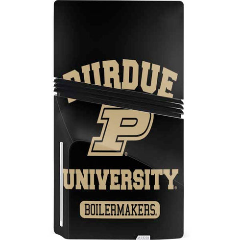Purdue University Boilermakers PS5 Pro Disk Console Skin
