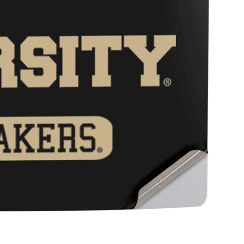 Purdue University Boilermakers PS5 Pro Disk Console Skin