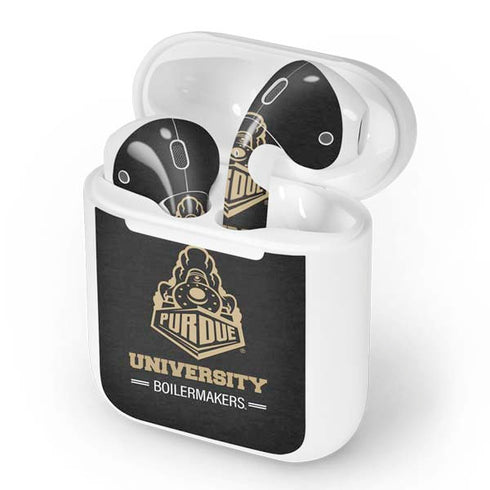 Purdue University Boilermakers Signature Logo Apple AirPods Skin