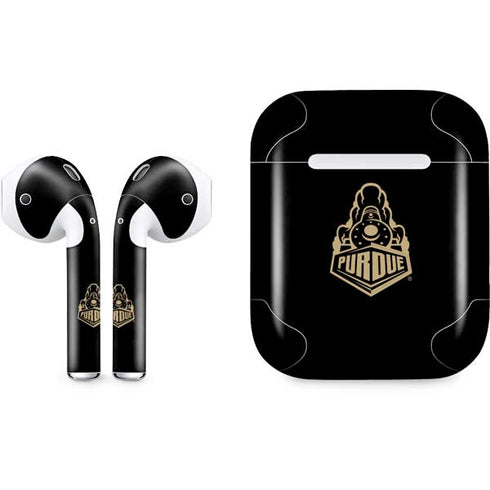 Purdue University Boilermakers Signature Logo Apple AirPods Skin