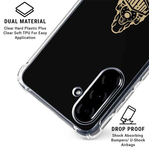 Purdue University Boilermakers Signature Logo Galaxy A36 5G Clear Case