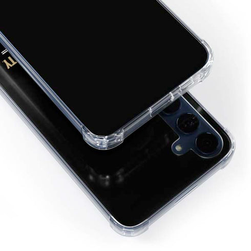 Purdue University Boilermakers Signature Logo Galaxy A55 5G Clear Case