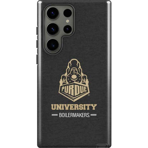 Purdue University Boilermakers Signature Logo Galaxy S23 Ultra Pro Case