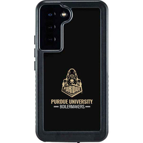 Purdue University Boilermakers Signature Logo Galaxy S24 Plus Waterproof Case