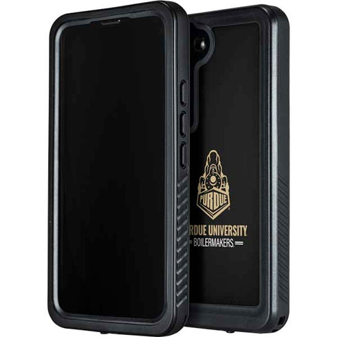 Purdue University Boilermakers Signature Logo Galaxy S24 Plus Waterproof Case