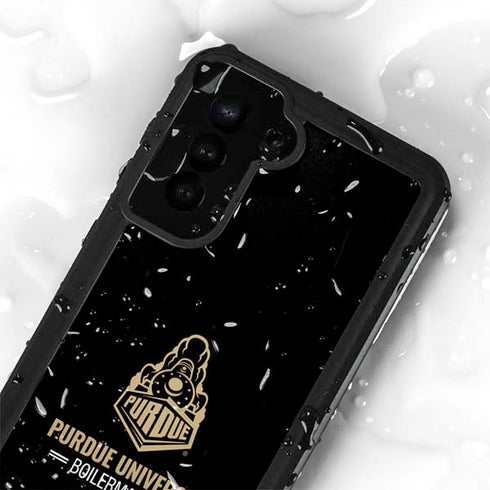 Purdue University Boilermakers Signature Logo Galaxy S24 Plus Waterproof Case
