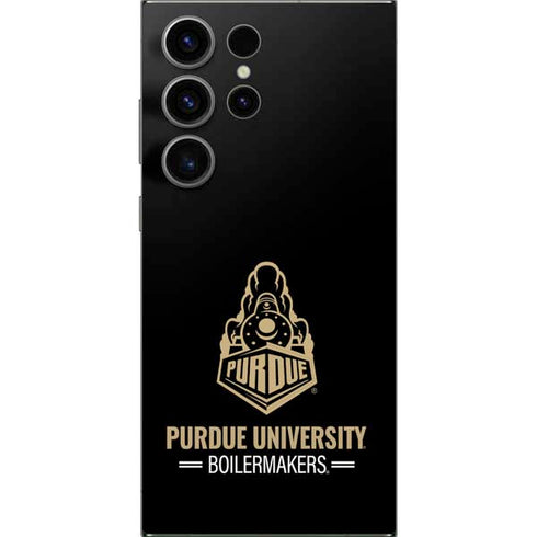 Purdue University Boilermakers Signature Logo Galaxy S25 Ultra Skin