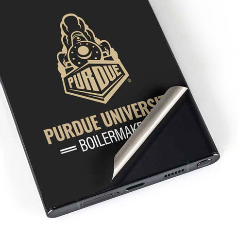 Purdue University Boilermakers Signature Logo Galaxy S25 Ultra Skin