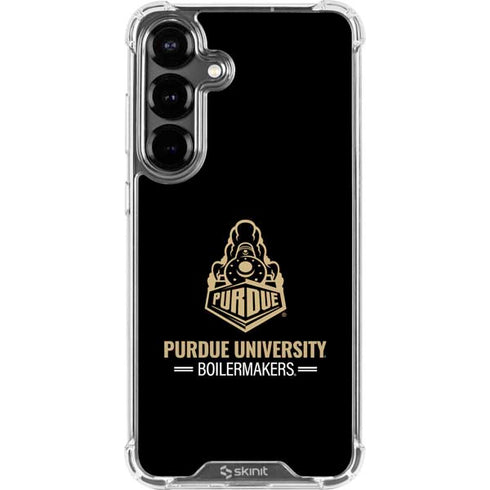 Purdue University Boilermakers Signature Logo Galaxy S26 Clear Case