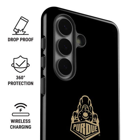 Purdue University Boilermakers Signature Logo Galaxy S26 Impact Case