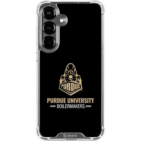 Purdue University Boilermakers Signature Logo Galaxy S26 Plus Clear Case