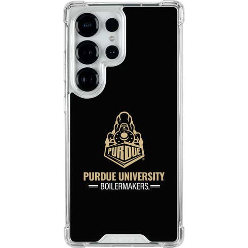 Purdue University Boilermakers Signature Logo Galaxy S26 Ultra Clear Case