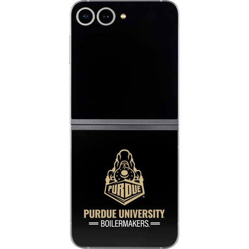 Purdue University Boilermakers Signature Logo Galaxy Z Flip6 Skin