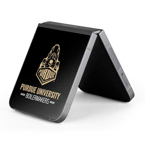 Purdue University Boilermakers Signature Logo Galaxy Z Flip6 Skin