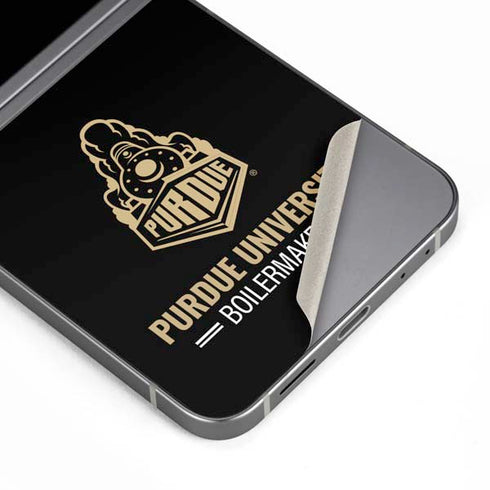 Purdue University Boilermakers Signature Logo Galaxy Z Flip6 Skin