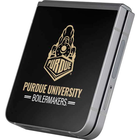 Purdue University Boilermakers Signature Logo Galaxy Z Flip6 Skin