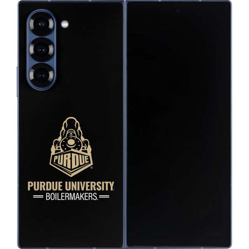 Purdue University Boilermakers Signature Logo Galaxy Z Fold6 Skin