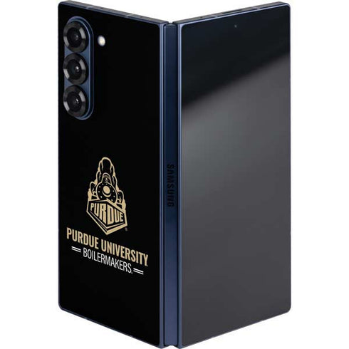 Purdue University Boilermakers Signature Logo Galaxy Z Fold6 Skin