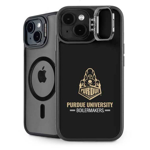 Purdue University Boilermakers Signature Logo iPhone 14 Plus Kickstand Case