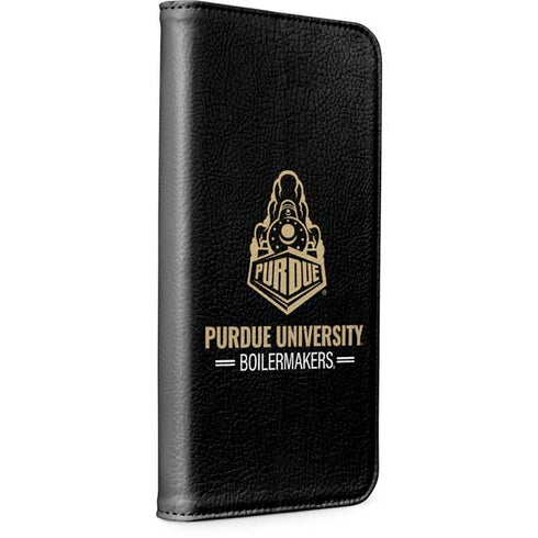 Purdue University Boilermakers Signature Logo iPhone 15 Pro Folio Case