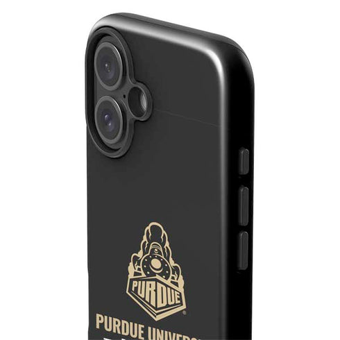 Purdue University Boilermakers Signature Logo iPhone 16 Plus Impact Case