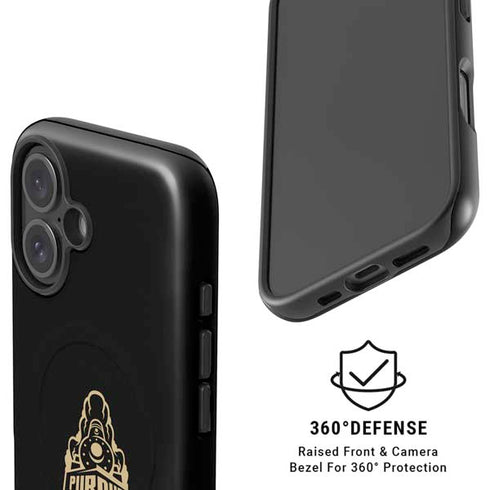 Purdue University Boilermakers Signature Logo iPhone 16 Plus Magsafe Impact Case