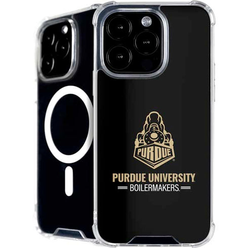 Purdue University Boilermakers Signature Logo iPhone 16 Pro MagSafe Case