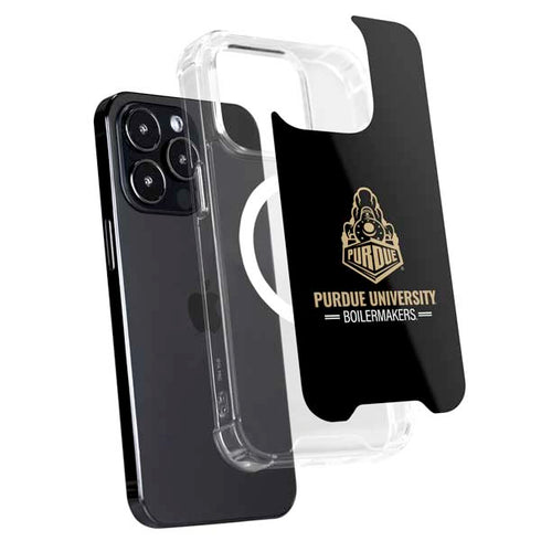 Purdue University Boilermakers Signature Logo iPhone 16 Pro MagSafe Case