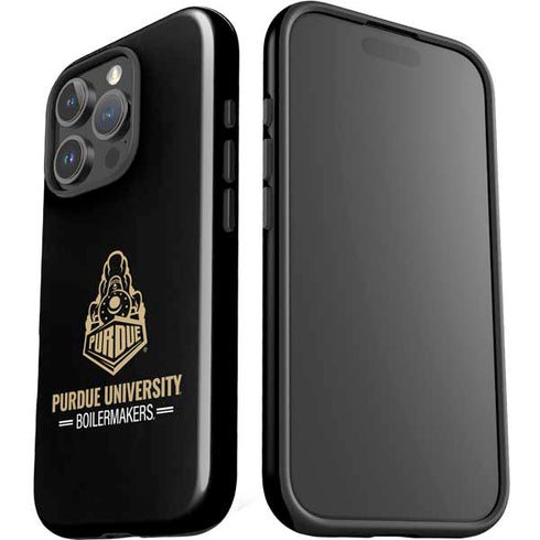 Purdue University Boilermakers Signature Logo iPhone 16 Pro Max Impact Case