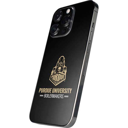 Purdue University Boilermakers Signature Logo iPhone 16 Pro Skin